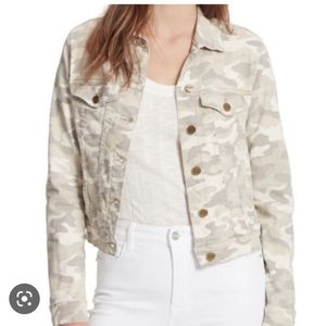 Sanctuary Camo Jean Demin Jacket Size Small S